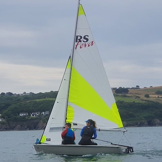 Feva two handed sailing